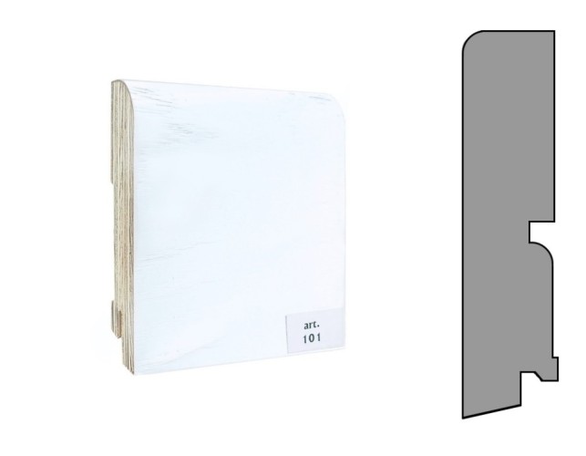 Плинтус шпонированный  Finitura 120х30х2400мм арт. 101